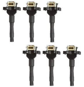 Set of 6 Delphi Direct Ignition Coils for BMW E30 E36 E34 325i 325is 525i M3 L6 - Picture 1 of 1