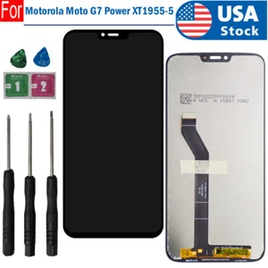 Für Motorola Moto G7 Power XT1955-5 LCD Bildschirm Digitizer Touch Ersatz Glas - Bild 1 von 7