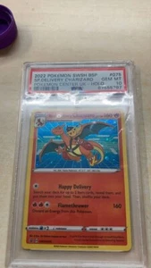 PSA10 2022 PROMO POKEMON CO PIKACHU SWSH BSP HOLO SPECIAL DELIVERY CHARIZARD Nin - Picture 1 of 14