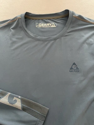 EUC GERRY Mens Gray Blue Crew Neck Long Sleeve Shirt Size 2XL Sun Protection - Image 1 of 4
