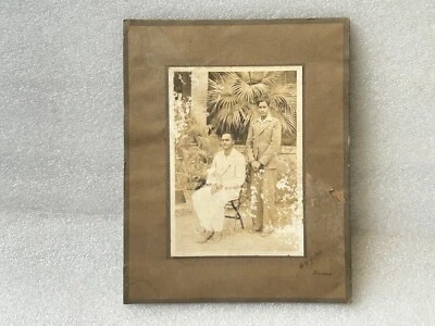 FOTOGRAFÍA RARA ANTIGUA VINTAGE BLANCA Y NEGRA DE GANTALMAN Y RICHMAN DEL SUR DE LA INDIA Foto 1 de 4