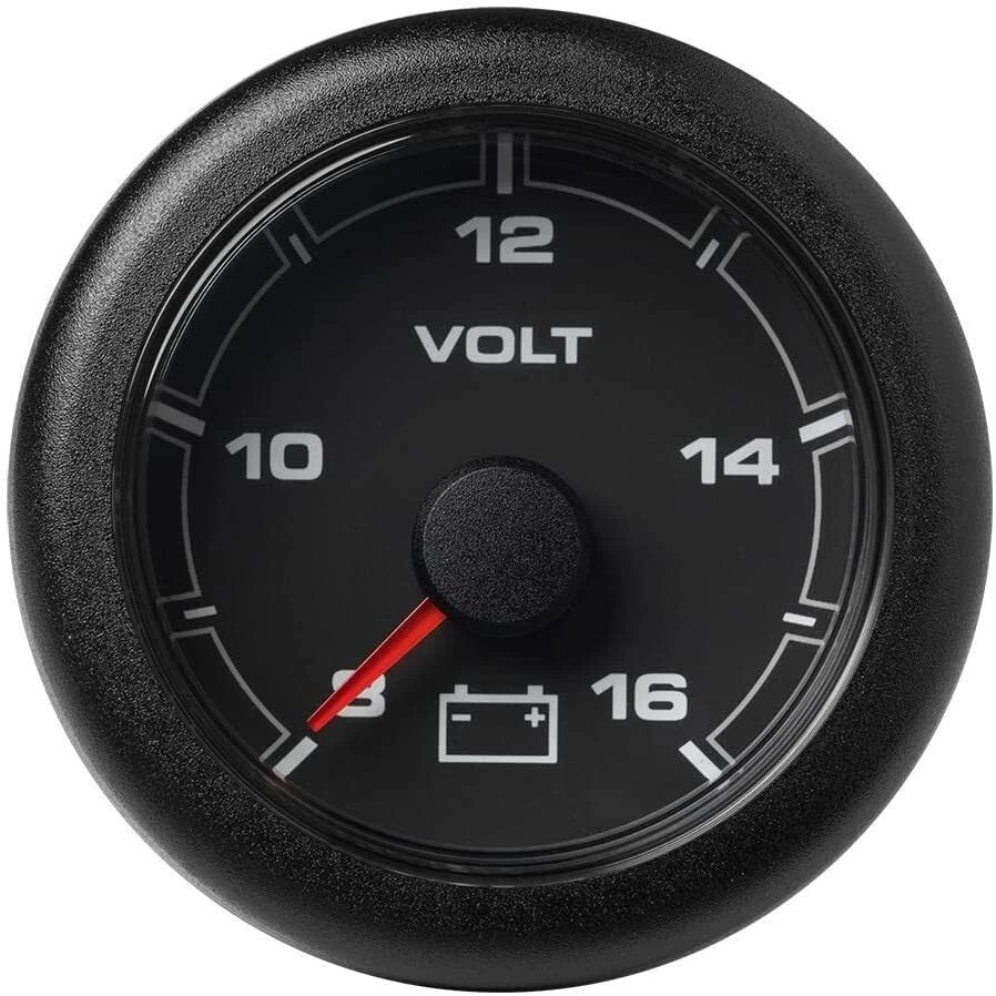 VDO OceanLink Battery Voltage Gauge (52MM/Black) - Image 1 of 1