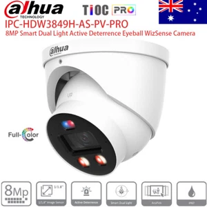 Dahua 8MP TiOC IP Camera 4K Dual Light Active Deterrence IPC-HDW3849H-AS-PV-PRO - Picture 1 of 6