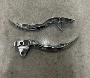 New Kawasaki Brake/Clutch Lever Set - Blade - Fits ZX-14R (2006-2014) Yana Shiki - Foto 1 di 2