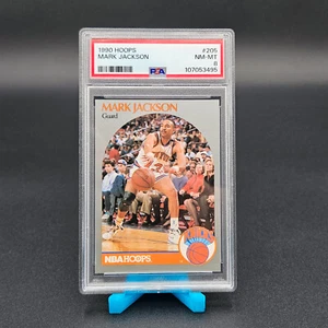 Mark Jackson 1990 Hoops #205 w/ Menendez Brothers PSA 8 - Picture 1 of 4