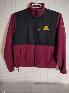Vintage Columbia Minnesota Gophers Fleece Zip Up Jacket Women's Sz. Med - Picture 1 of 11