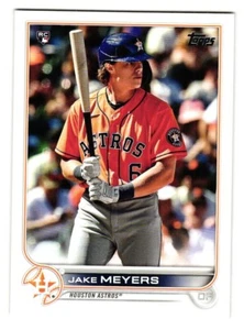 2022 Topps # 295 Jake Meyers Houston Astros Rookie - Bild 1 von 2