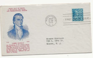 US Scotts #845 First Day Cover Very Fine Used Cat. Value $5.00 #811 - Picture 1 of 1