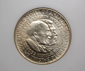 1952 "P" Commemorative *WASHINGTON-CARVER* Half Dollar 50c NGC MS63 #004 FATTY - Picture 1 of 5