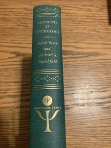 Elements Of Psychology (David Krech; Richard S Crutchfield - 1959 - Picture 1 of 19