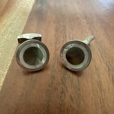 Gemelos Tateossian Gunmetal esmalte $295 Foto 1 de 4