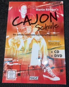 Hage Martin Röttger's Cajon Schule mit CD + DVD Neuauflage - Picture 1 of 3