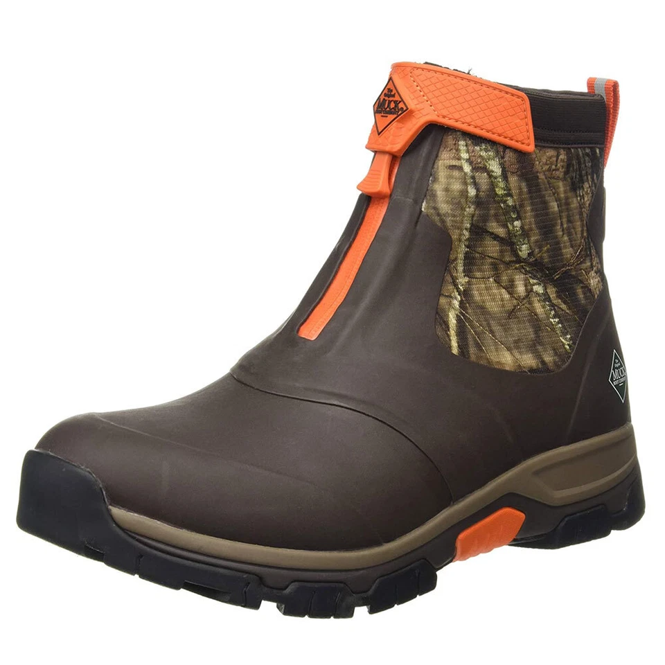 Muck Boot Men's Apex Mid Zip Boots Hiking Brown/Mossy Oak 10