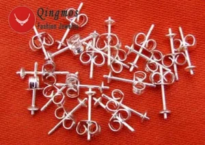 10 pares (20 piezas) de accesorios para pendientes de plata esterlina S925 - Imagen 1 de 2