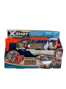 ZURU Water Blaster Gun Sonic The Hedgehog X-shot 500ml, age 5+,orignal product - Picture 1 of 2