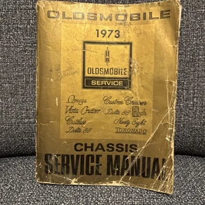 1973 Oldsmobile Chassis Service Manual Repair Shop Book Automobilia Classics - Bild 1 von 4