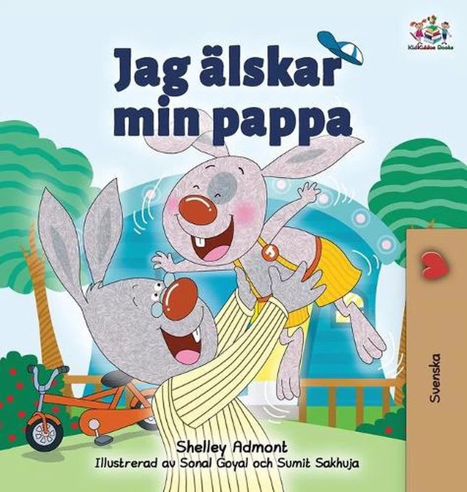 I Love My Dad: Swedish Edition by Shelley Admont (Swedish) Hardcover Book - Image 1 of 1