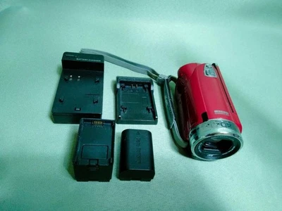 JVC Everio GZ-E225-R Full HD Camcorder 40x Optical Zoom Konica Lens Battery Inc - Image 1 of 4