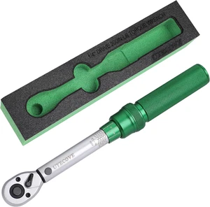 Chiave dinamometrica a scatto 1/4 di pollice, chiave dinamometrica bici 20-200IN.LB/2.28-22.6N.M  - Foto 1 di 7