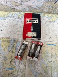 Champion pack of 9 #N5C Copper Plus Small Engine Spark Plug 120. - Foto 1 di 1