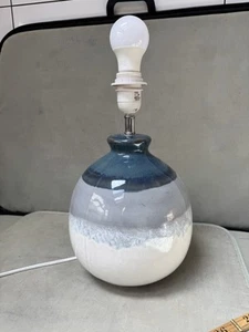 John Lewis Martha Ceramic Table Lamp RRP £120 Working No Shade Stunning - Picture 1 of 6