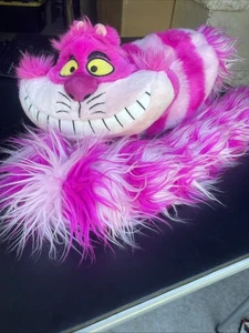 Disney   Alice in Wonderland Cheshire Cat 12" Plush w/ 42” Long Boa Tail w/tag - Picture 1 of 14