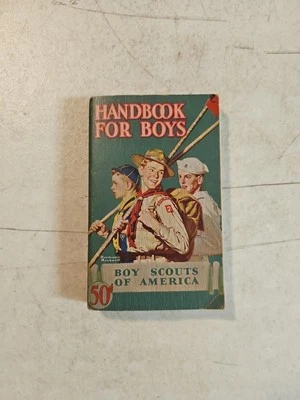BSA Boy Scouts Handbook For Boys 1st Edition 39th Printing 1946 Paperback  - Imagem 1 de 4