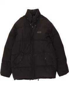 LEVI'S Mens Padded Jacket UK 42 XL Black Nylon AX15 - Picture 1 of 4