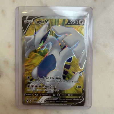 PACK FRESH! Lugia V (185/195) Silver Tempest Full Art Ultra Rare Pokemon Card! - Image 1 of 4