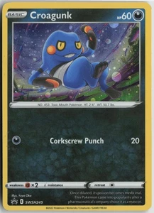 Croagunk - (Cosmos Holo) SWSH245 Promo SWSH: Sword & Shield Promo Cards NM Holo - Picture 1 of 2