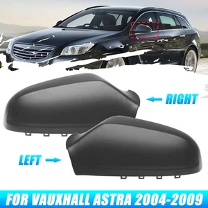Door Wing Mirror Cover Cap Case Housing For Vauxhall Opel Astra H 2004-2009 - Picture 1 of 11
