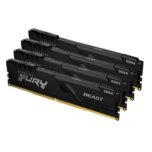 Kingston Technology FURY Beast 32GB 3200MT/s DDR4 CL16 DIMM (Kit of 4) Black ... - Picture 1 of 11