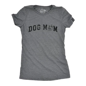 Womens Dog Mom French Bulldog T Shirt Funny Cute Puppy Pet Frenchy Lovers Tee - Picture 1 of 7