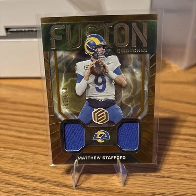 2022 帕尼元素 - 融合色板 Matthew Stafford #FS-18 橙色 /199 (MEM) — 第 1/2 张图片