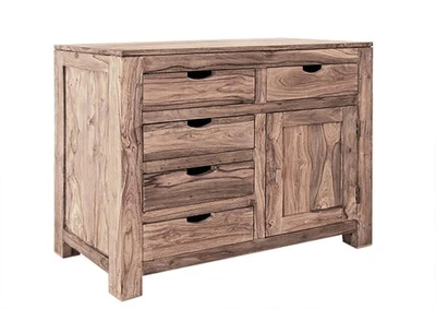 Kommode Sideboard Anrichte Schrank Sheesham Palisander montiert massiv - Bild 1 von 4