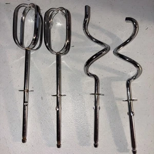 🌹Sunbeam Mixmaster Mixer 2484 2485 2486 Dough Egg Hook 4 Pieces Replacement - Picture 1 of 1