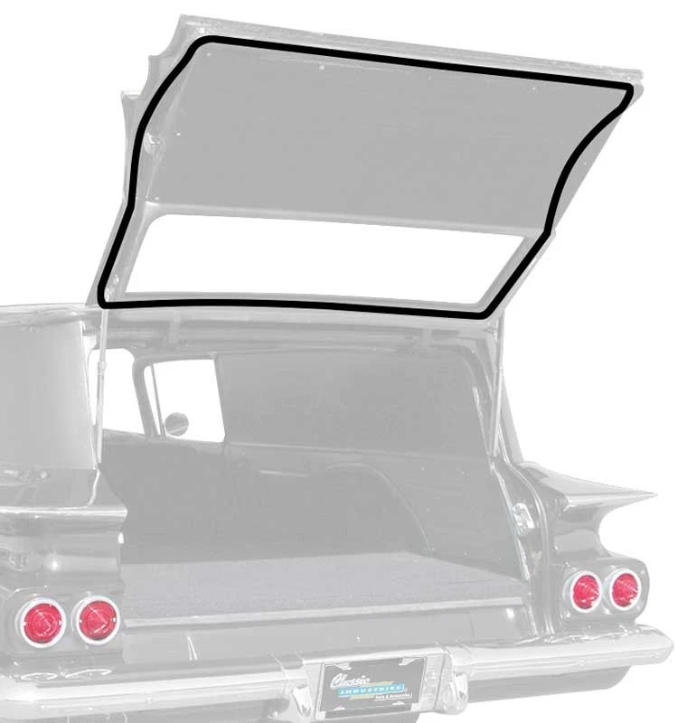 Chevrolet 1955-60 camioneta y sedán entrega; sello de puerta trasera resistente a la intemperie; Foto 1 de 1