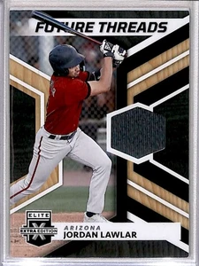 2022 Panini Elite Extra Edition Future Threads Jordan Lawlar Jersey 1 color - Picture 1 of 2