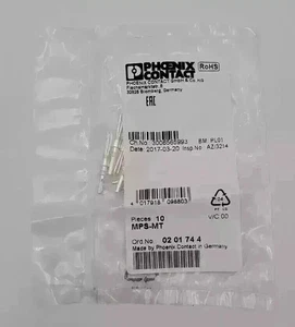 Phoenix Contact MPS-MT 0201744 Test Plugs 10 Units NEW access control - Picture 1 of 4