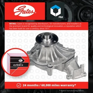 Water Pump fits TOYOTA LAND CRUISER 3.0D 1993 on Coolant Gates 1610069355 New - Picture 1 of 4