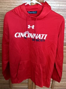 Under Armour Cold Gear Cincinnati Bearcats Sudadera con Capucha Para Hombres XL Sudadera Roja Con Capucha - Imagen 1 de 4