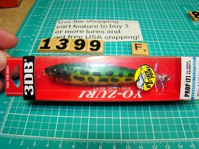 V1399 F YO-ZURI PROP F FISHING LURE NEW IN BOX NIB - Image 1 of 4