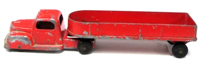 TootsieToy 1947 INTERNATIONAL K5 GRAIN HAULER SEMI 1949-1958 fundido - Imagem 1 de 4