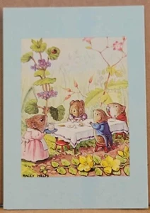VINTAGE Postkarte Racey hilft VOLE'S PARTY The Medici Society London - Bild 1 von 2