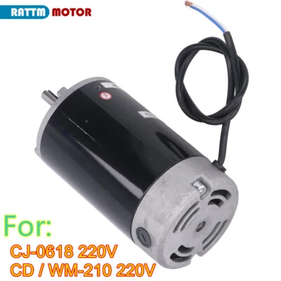 550W 750W Brushed DC Motor 220V For CJ 0618 / CD / WM 210 Mini Lathe Part - Image 1 of 4