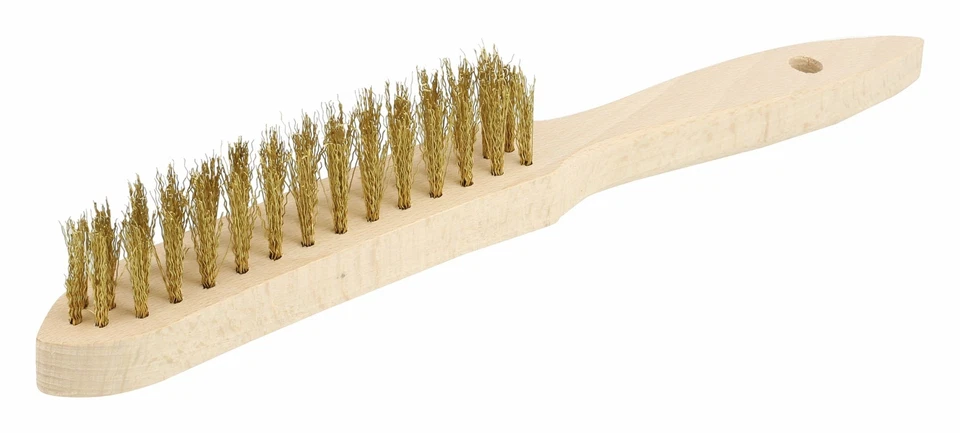 Osborn Drahthandbürste Messing Rz 4-reihig gewellt - 7801150594 - Bild 1 von 1