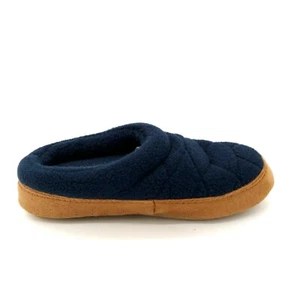 Lands End Toddler Boys 432737 Fleece Clog Slippers Classic Navy Blue Youth 9 - Picture 1 of 10