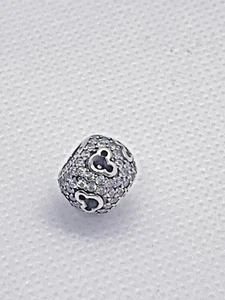 Authentic Disney Pandora Charm S925 Silver - Mickey Mouse Silhouettes W/ Box - Picture 1 of 5
