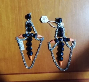 Orecchini A Croce MERCANTIA nuovi con sigillo di garanzia. Listino €110 - Foto 1 di 6