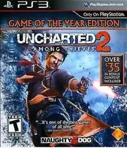 Uncharted 2 Among Thieves (Game Of The Year) Playstation 3 PS3 Game Disc Only - Picture 1 of 4